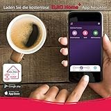 ELRO AS90S Home+ Smart Alarmanlage-WiFi-GSM Funktion-Bestens getestet-Mit Basisstation, Bedieneinheit, Bewegungsmelder, 3X Tür-/Fensterkontakt und Funk Key Ring, Komplettes Set - 4