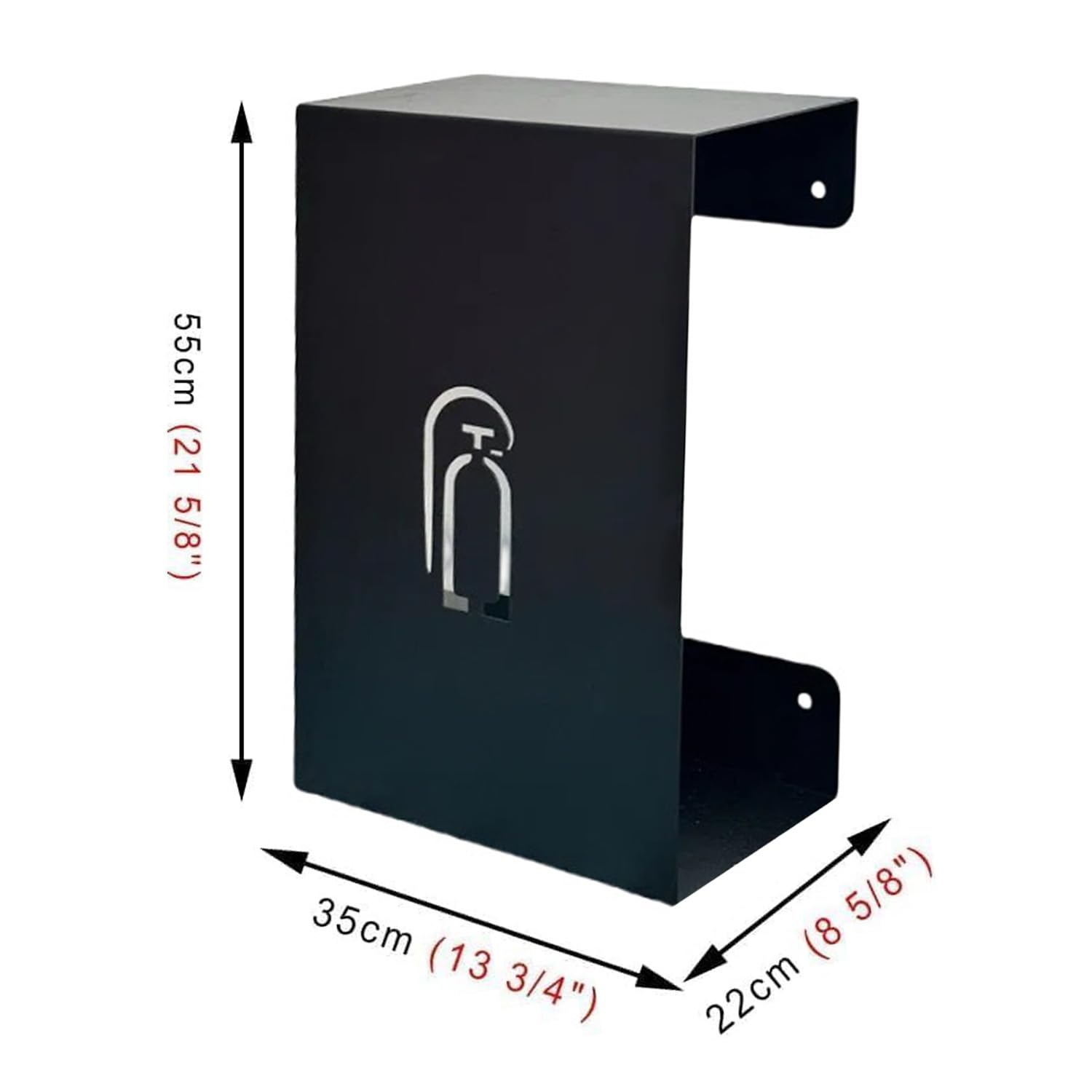 Caja de metal para extintor de incendios, almacenamiento de seguridad de pie para el hogar, instalaciones comerciales e industriales