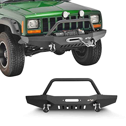 XJ Front Bumper — Heavy-Duty Steel