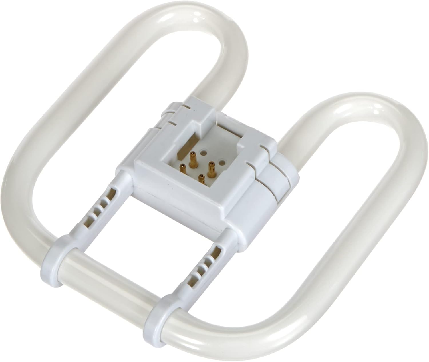 2 x LUXSA Lighting PL-Q 16W GR10Q 4 Pin Compact Fluorescent Light Bulb - 16W/835/4P White Light Bulb (10,000 Hours)