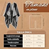 Recopilación de Ponchos y capas para Mujer - los más vendidos. 12 Imagen adicional
