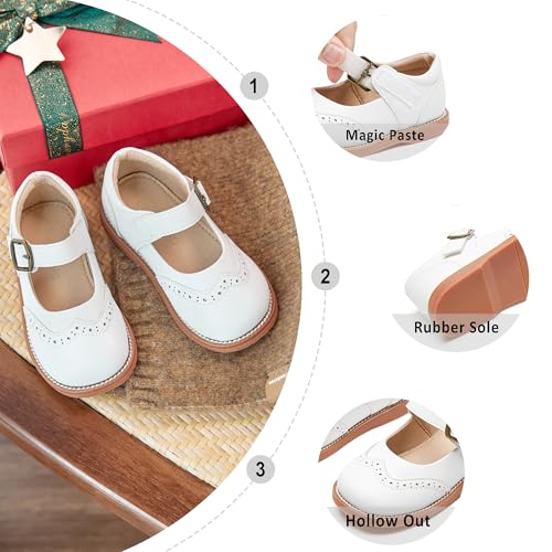Image of Otter MOMO Toddler /Little Girls Mary Jane Slip-on School Uniform Party Dress Shoes