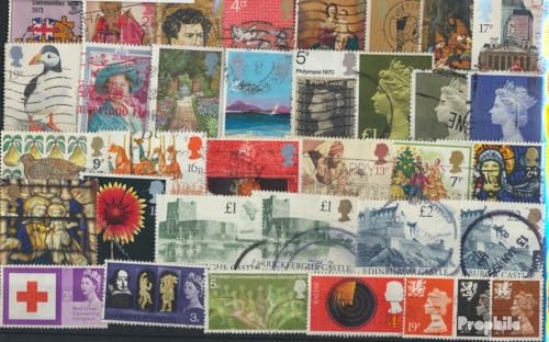 Sellos de colección Queen Elisabeth II Prophila lote con 200 motivos de celebridades