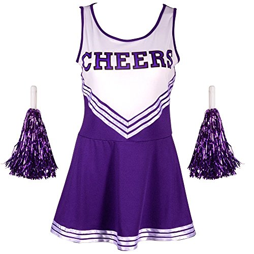 Jojobaby Women's Musical Uniform Fancy Dress Costume Complete Outfit (Large, Purple)
