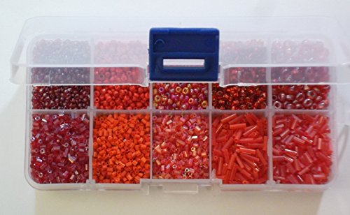 Perles De Rocaille Rouge Mat N°98 – Lot D’environ 20g Pour Créations DIY