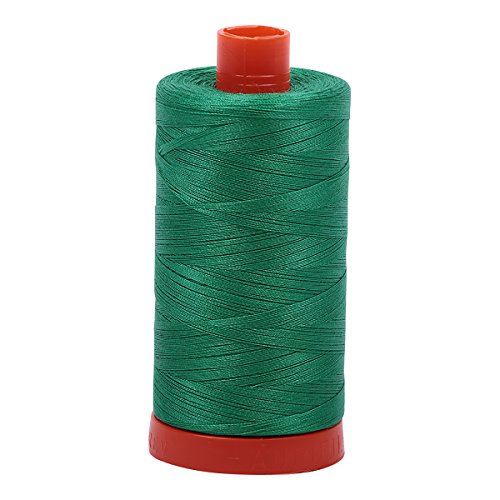 Hilo de algodón Aurifil 50wt 1422yds verde claro miniatura 1