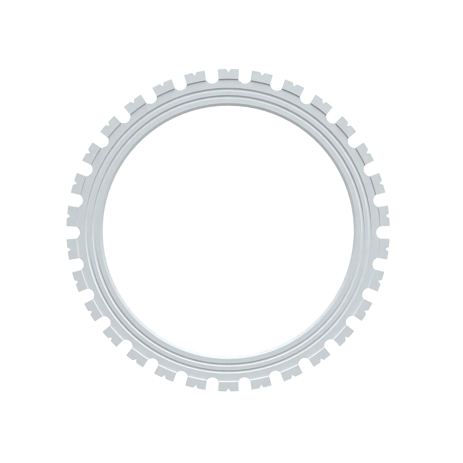 Lot de 2 lames de scie annulaires diamantées pour béton, 410 mm, profondeur de coupe de 30 cm, compatibles avec les machines à rainurer électriques