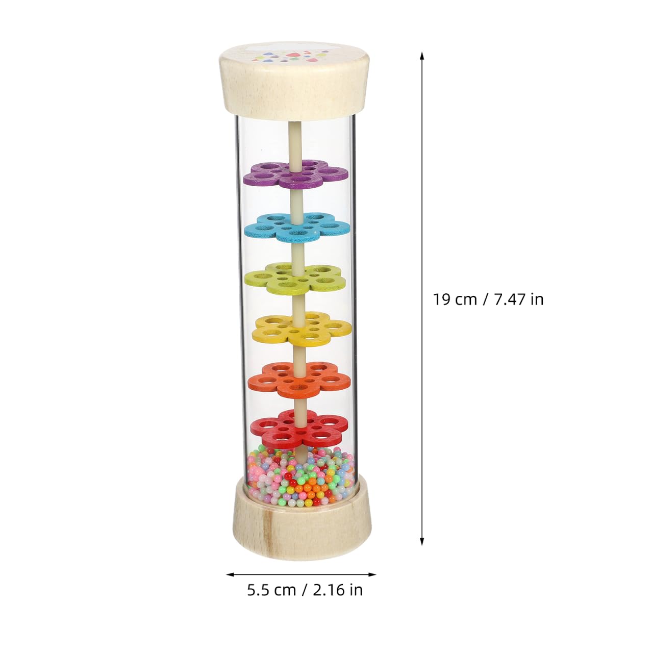 UPKOCH Reloj De Madera Educativo Para Niños – Aprende Las Horas Y Los Colores, Juguete Cognitivo De 20x14x5.8 Cm, Desarrollo Creativo