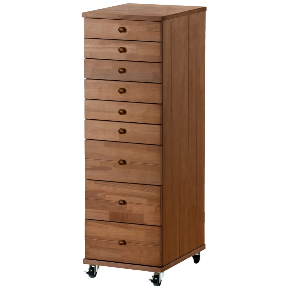 日本製】ほぼ完成品でお届け！ 多段チェスト B4 9段 書類 引き出し