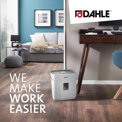 Dahle PaperSAFE PS 140 Aktenvernichter (10 Blatt, Sicherheitsstufe P4, Partikelschnitt, öl- und wartungsfrei, 12 Liter) grau