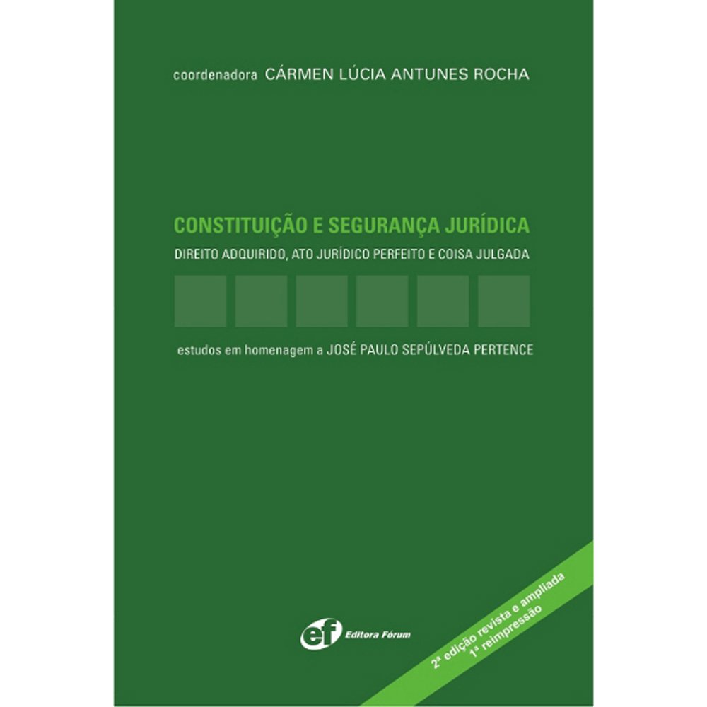Capa de Constituição e segurança jurídica