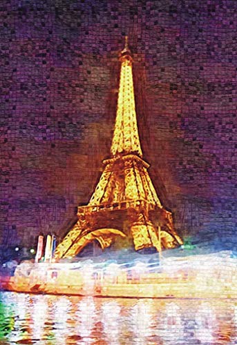 LoveTheFamily Puzzles パリ鉄塔 150ピースミニパズル有名な絵画風景子どもの知性おもちゃクリエイティブ誕生日プレゼント DIY 芸術 早教 ジグソー おもちゃ【紙製パズル】【10x15CM】