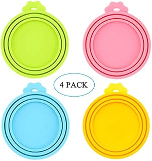 IVIA PET Food Can Lids, Universal BPA Free Silicone Can Lids Covers