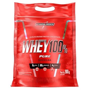 Whey 100% Pure 900g Integralmedica - Baunilha