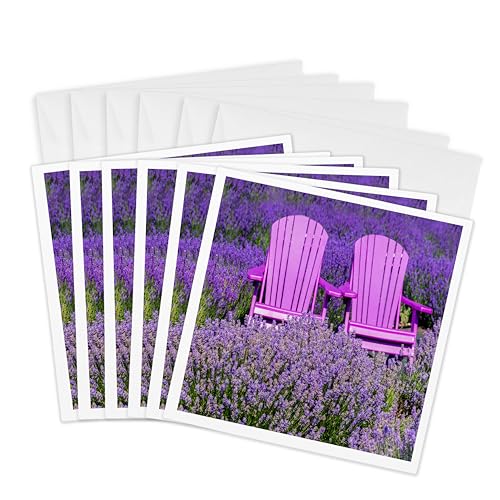 Cartes de vœux chaises roses pour vos invitations de mariage et de thé