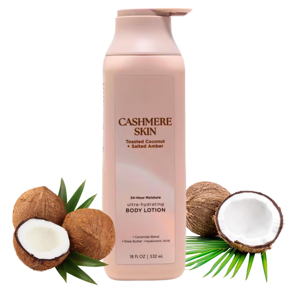 Cashmere Scent Body Lotion with Shea Butter for Daily Skin Care Use Smooth Body Lotion for Regular Moisturizing
