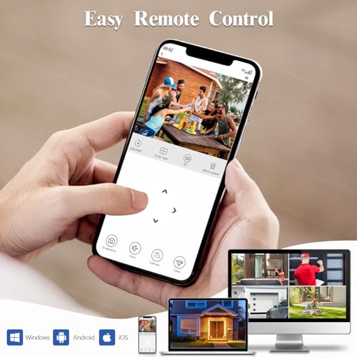 Security Wireless Network Video Recorder NVR System for Home Surveillance/Monitor Camera Systems,Built-in WiFi Recorders,Local Storage,Support 10-Channel, 3K 5MP Work with IP Cameras