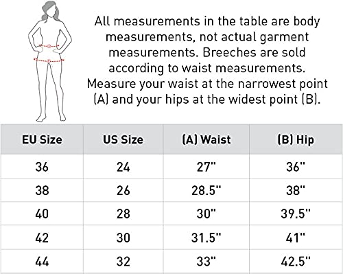 Equitem Ladies Silicone Full Seat Riding Tights with Phone Pockets (Royal Blue, US 26)