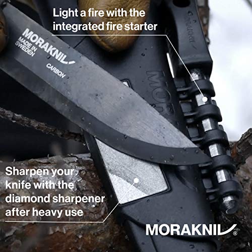 モーラ・ナイフ Mora knife Bushcraft Survival Black