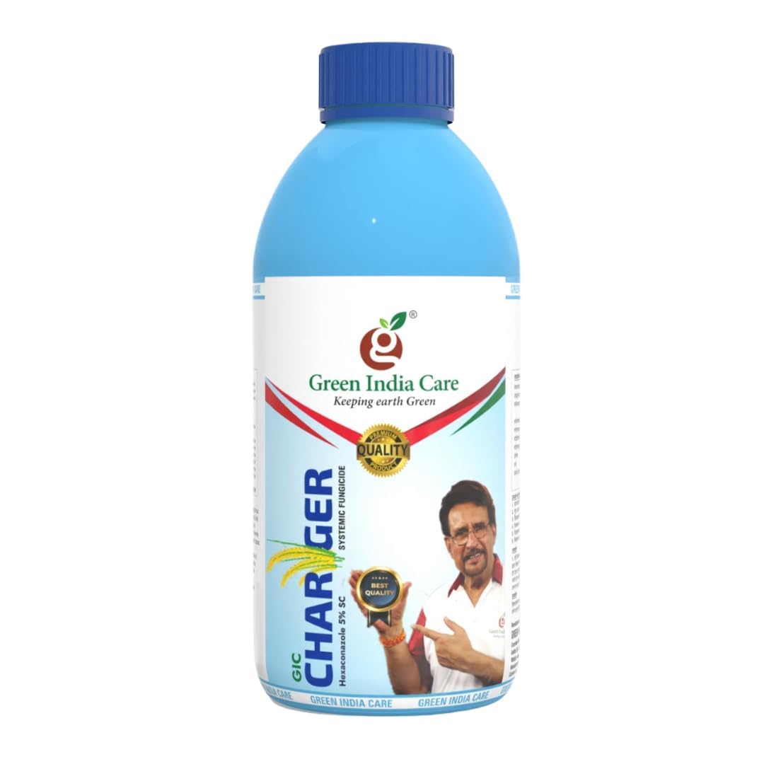 Green India Care CHARGER (1LTR) | HEXACONAZOLE 5% SC |Systemic Crop Care with Hexaconazole 5% SC | For Mango, Grapes, Rice & More – 200–400 ml per Acre-image-23