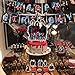 The Vampire Diaries birthday party supplies, The Vampire Diaries including cake topper, cupcake toppers, Banner, Latex Balloons,It is very suitable for boy's and girl birthday party supplies.