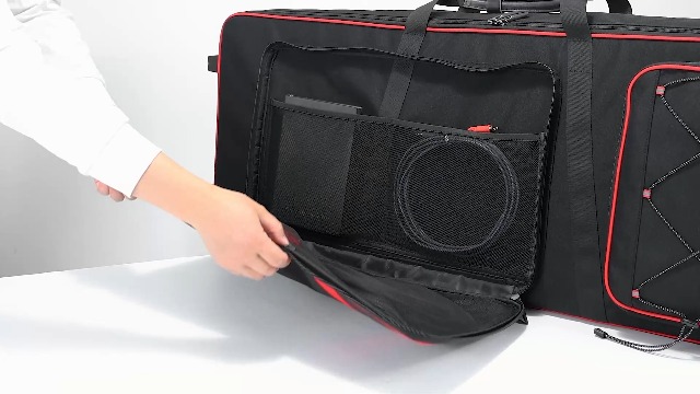 Amazon.com: BOSSTIN 88 Key Keyboard Case with Wheels, Inner Size