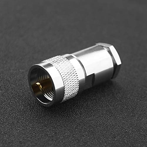 5Pcs PL259 Cable Clamp Compression Plug Coaxial Adapter for 7D-FB Ecoflex 10 RG213 RG214 LMR400
