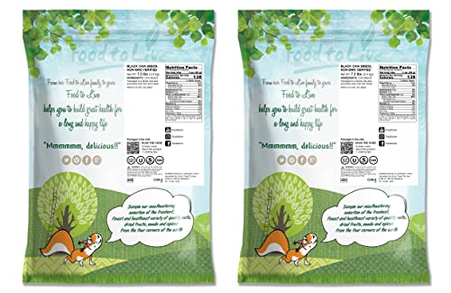 Black Chia Seeds, 15 Pounds – Non-Gmo Verified, Whole, Sproutable, Vegan, Kosher, Keto, Sirtfood, Bulk. Rich In Essential Fatty Acids, Fiber, Protein. Great For Chia Pudding, Smoothie, Oatmeal. #TOP1