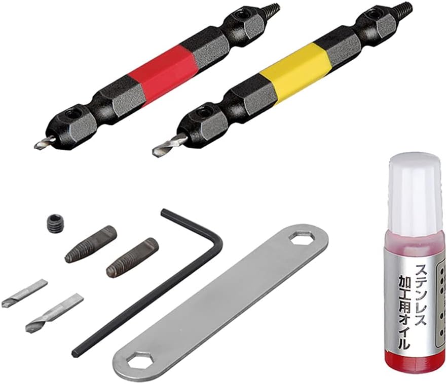 ANEX M2.5-5 Stainless Steel Screw Removal Bit, Set of 2, ANH-S2, Drill Bit, DIY