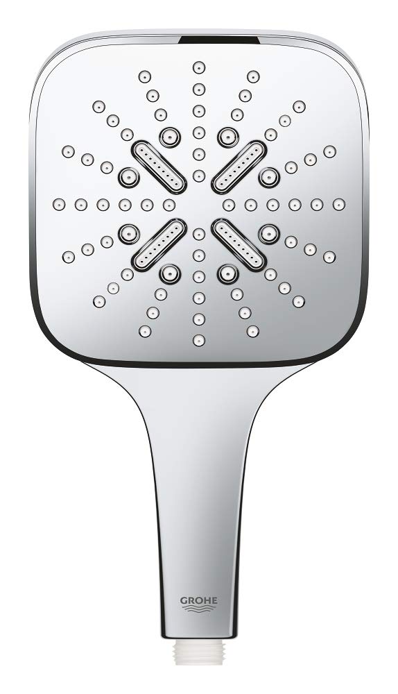 GROHE Rainshower 130 SmartActive Cube słuchawka prysznicowa 3 rodzaje strumienia, chrom, 26582000