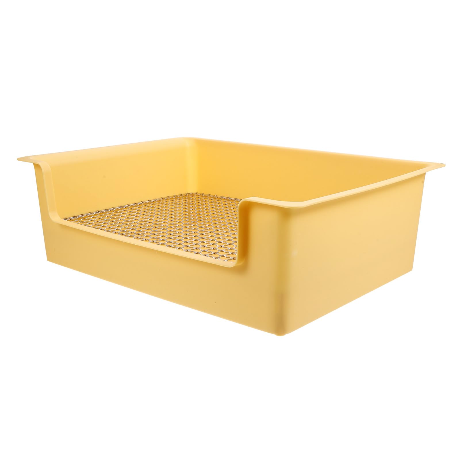 TEHAUX Lettiera Rettangolare in Plastica per Coniglietti, Vasino per Animali Piccoli Addestramento al Bagno, per Casa e Cucina