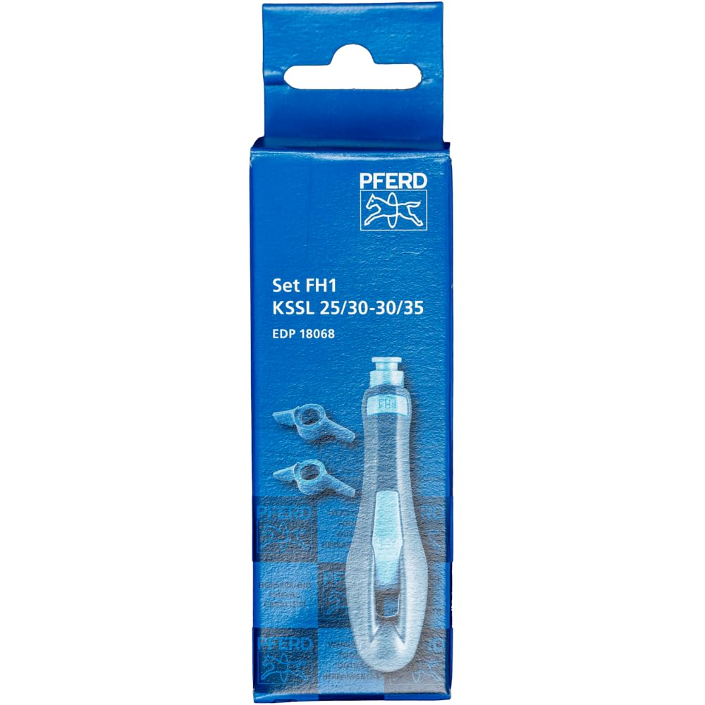 Pferd Cross Cut H2 Set For Chainsaw File Diameter 4.0-5.5 Mm, 1 X Ergonomic File Handle, 2 X Chainsaw Sharpeners, 12600030 - For Uniform Sharpening Results