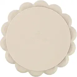 Clingo Prato De Silicone Com Ventosa Leão Fendi, Bege