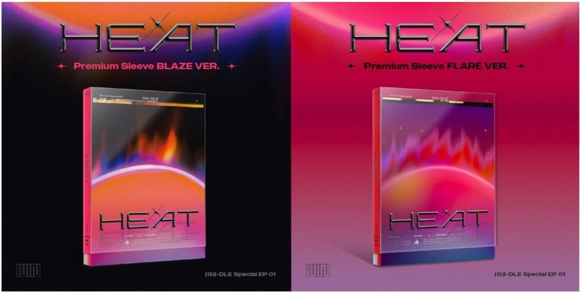 (G) I-DLE - Special Album HEAT [SLEEVE VER.] (BLAZE ver.)