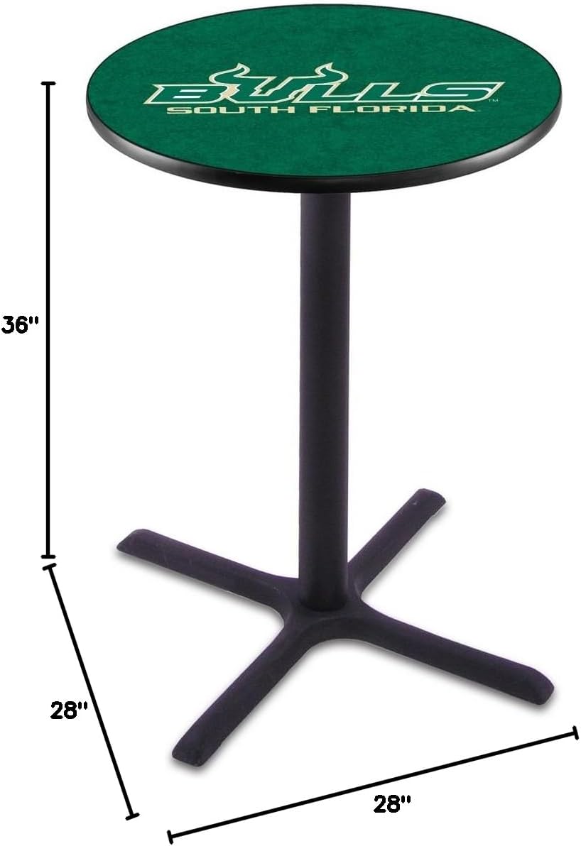 HBS L211-36" Black Wrinkle South Florida Pub Table by Holland Bar Stool Co.