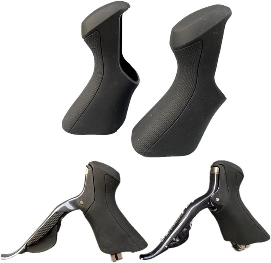Brake Gear Rubber Covers Fit for Di2 ST6870, Gear Shift Covers, Road Bike Brake Handle Covers Fit for Ultegra for Di2 ST6870, Bicycle Brake Handle Cover