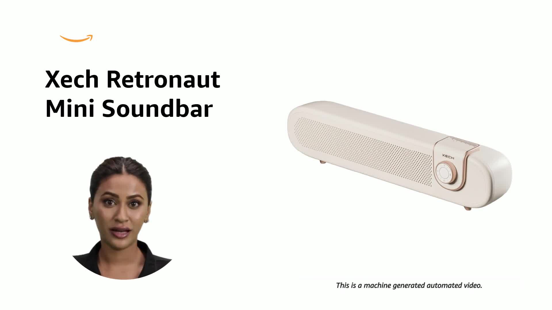 Xech Mini Sound Bar Bluetooth Speaker 20W Future Retro Design