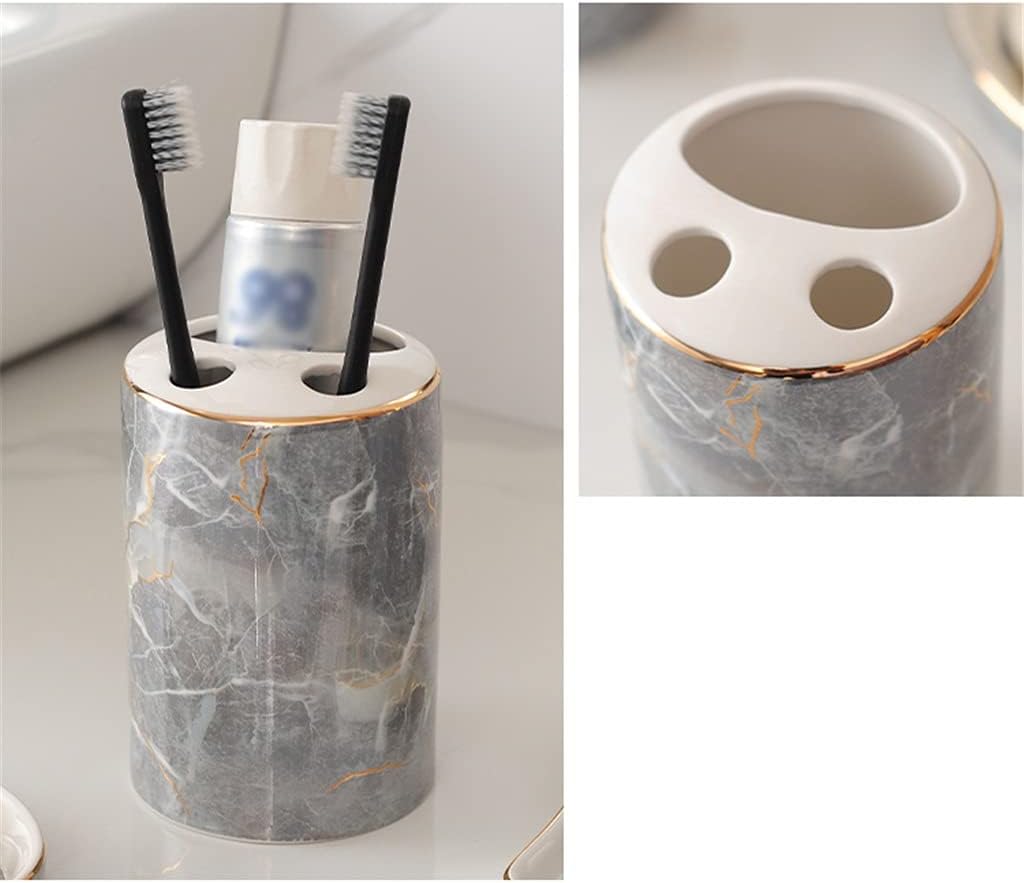 Nordic Bathroom Six-piece Decoration Ceramic Wash Set