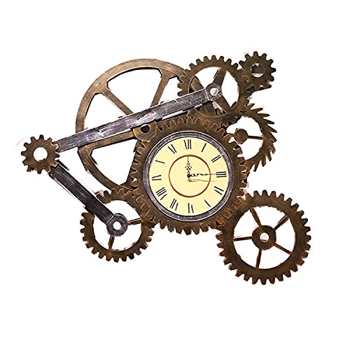Horloge murale rétro industrielle modèle A pour décoration de bar - 2