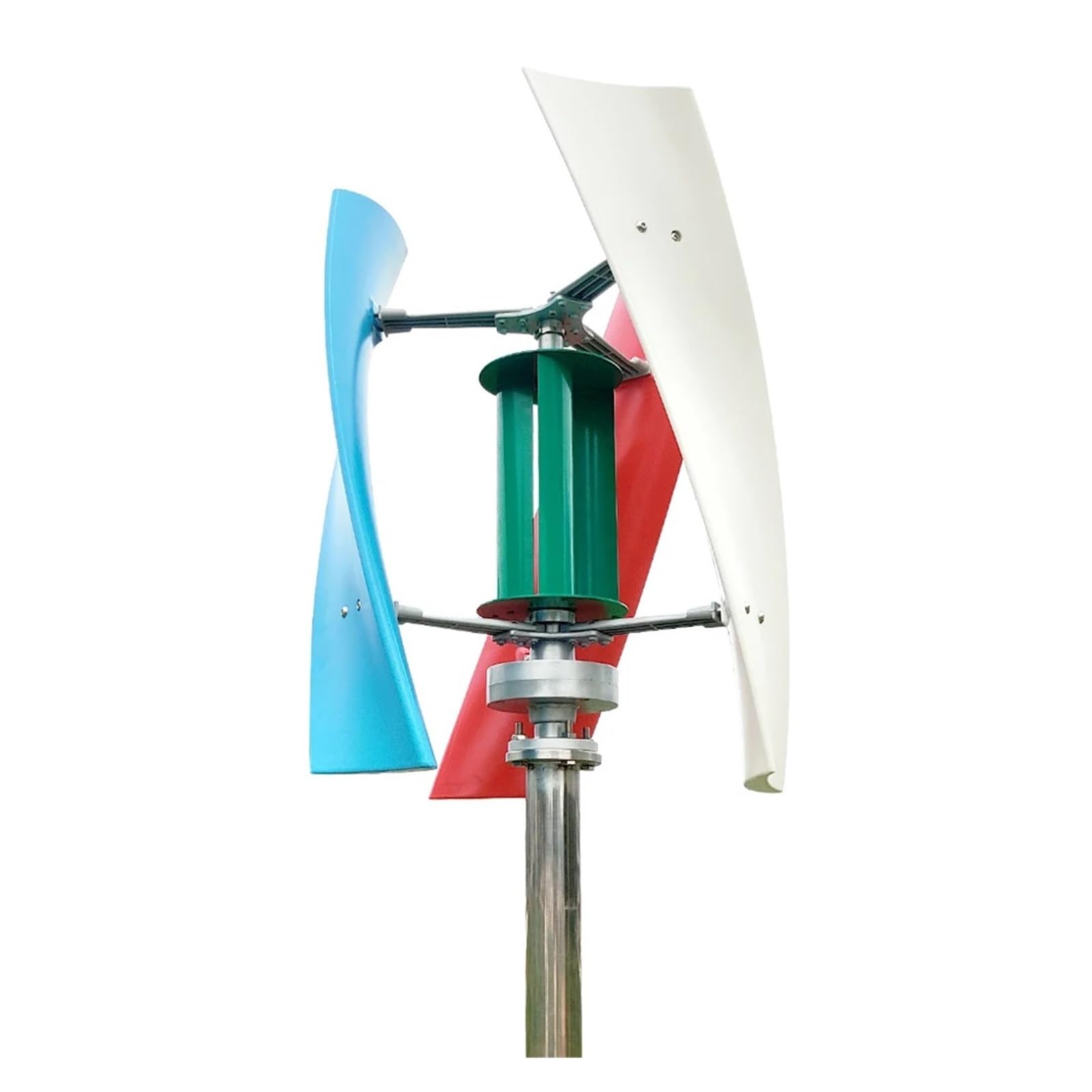 Windgenerator 1kw Innerer Luftkanal 800w 1000w Kleine Freie Energie Windturbine Power Permanent Maglev 12v 24v Mit MPPT-Controller für Zuhause, Boot, Marine, Garten(White,Without Controller,24V)