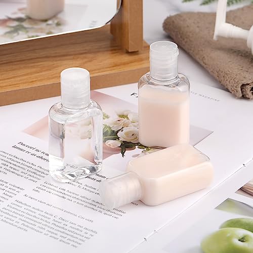 Boao 30 Pcs 1 oz/30 ml Portable Travel Bottle Clear Plastic Empty Bottle Refillable Reusable Containers for Travel Outdoor Camping Business Trip2