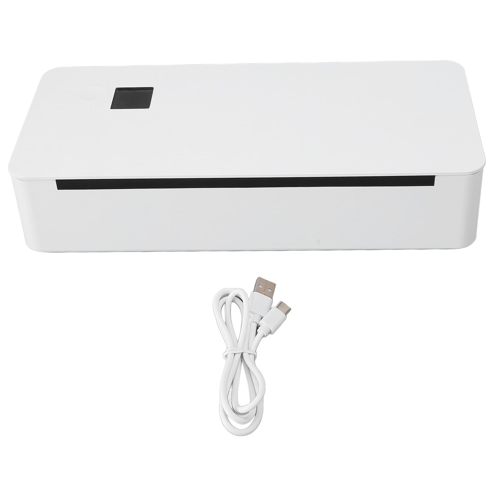 Gonetre Imprimante Thermique, Résolution 300 Dpi, Imprimante Papier sans Encre avec Découpe Automatique, Prise en Charge de la Connexion USB sans Fil pour Le Bureau à Domicile