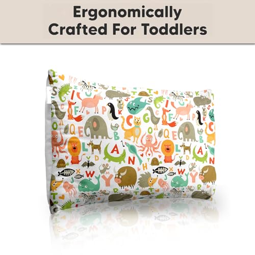 Image of Personalized Pillow for Kids a€ inch Custom Name, Super Soft Cotton Kids Cushion for Infants & Toddlers, 1 Month to 5 Year Olds, Adorable Prints