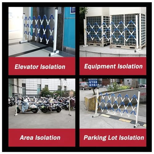 Garde-corps pliable extérieur et barrière de sécurité de route extensible - 6