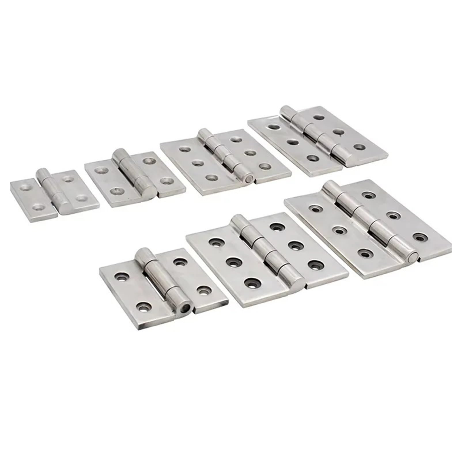 304 Stainless Steel Precision Casting Large Hinges Equipment Heavy-Duty Applications 1Pcs(125mmx100mmx6mm)