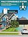 Driveway Alarm Wireless Outside, 1byone Motion Sensor Alarm 1000 FT Range Extra Loud Chimes Home Security Alarm System with 1 Receiver 1 Weatherproof Infrared Sensor Protect Indoor/Outdoor Property