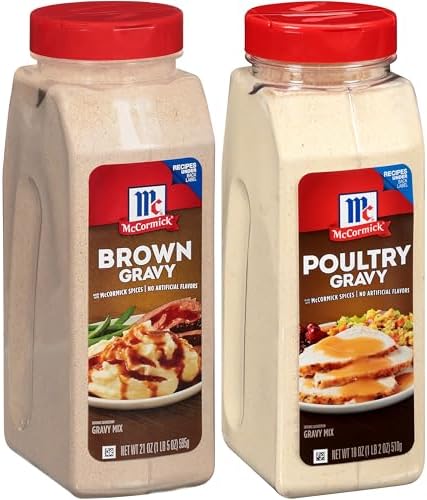 McCormick Brown and Poultry Gravy Mix Bundle, 39 oz