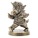 Décoration raffinée pour la maison : sublimez votre intérieur avec cette statuette de cheval en laiton. apportez une touche d'élégance et de raffinement à votre espace de vie ou de travail