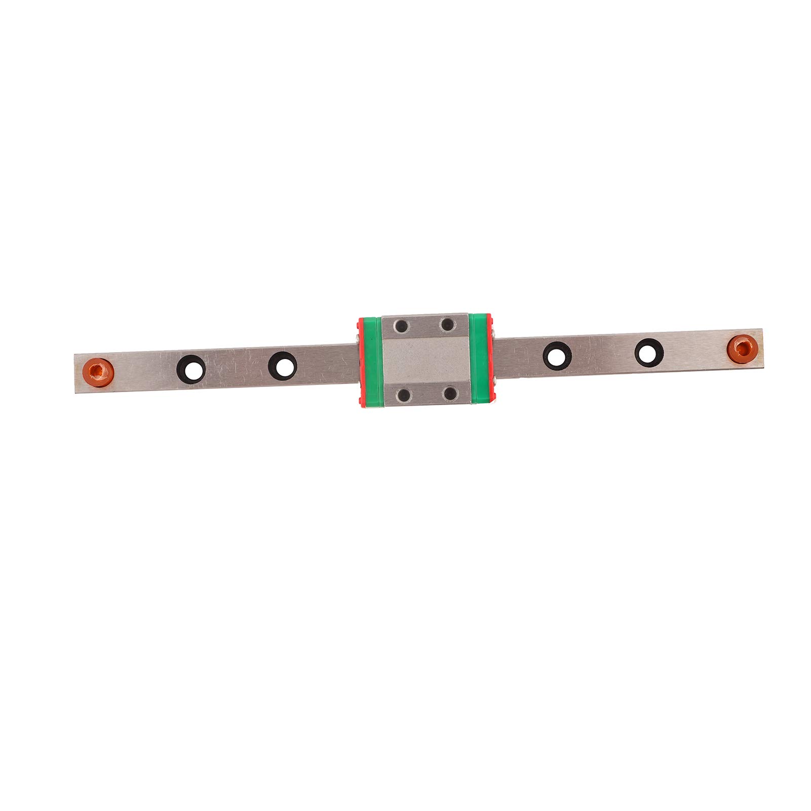 Linear Motion Rail, LML9B Miniature Rail Guide Rail 9mm Width Slide Block Bearing Steel, Suitable for Small Equipments, Strength, and Accuracy with Ball Retainer