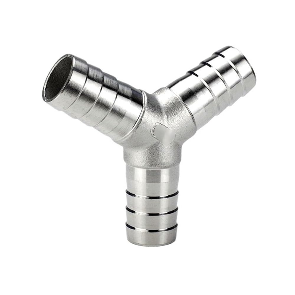 SS304 Trójdrożny króciec do węża Złącze rurowe TY Proste kolanko krzyżowe Wielokolorowe 6-50 mm(Blue,32mm)